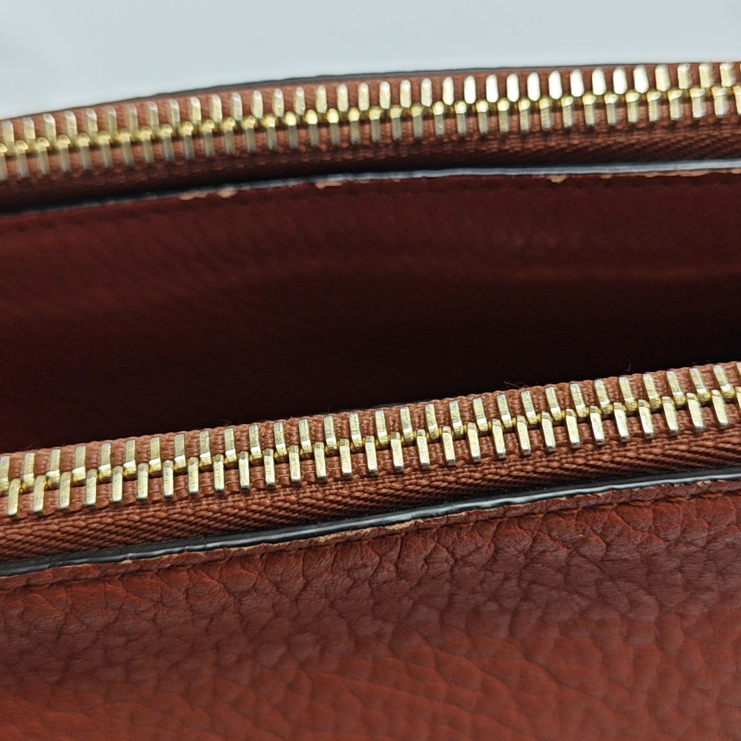 Calfskin Shoulder Bag Orange