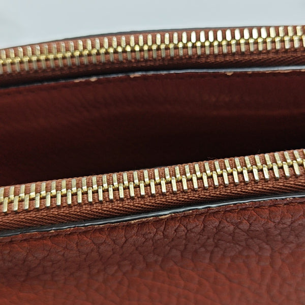 Calfskin Shoulder Bag Orange