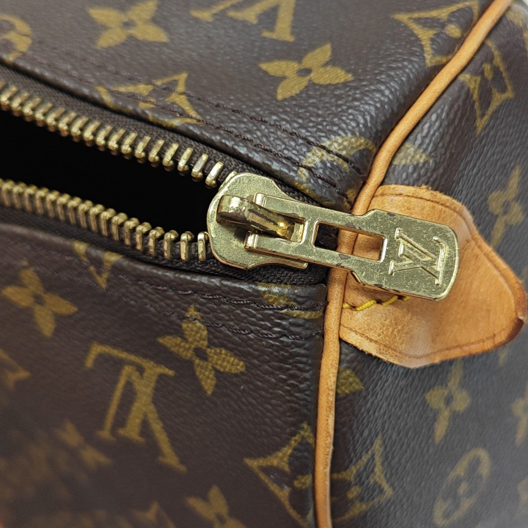 SAC SOUPLE 55 Monogram Coated Canvas Brown