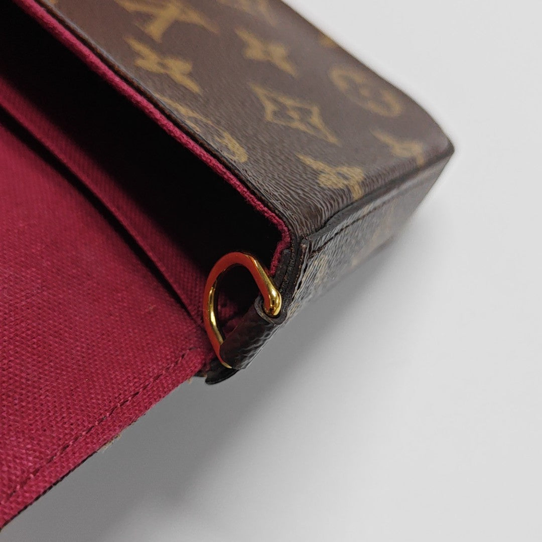FÉLICIE Monogram Coated Canvas Brown