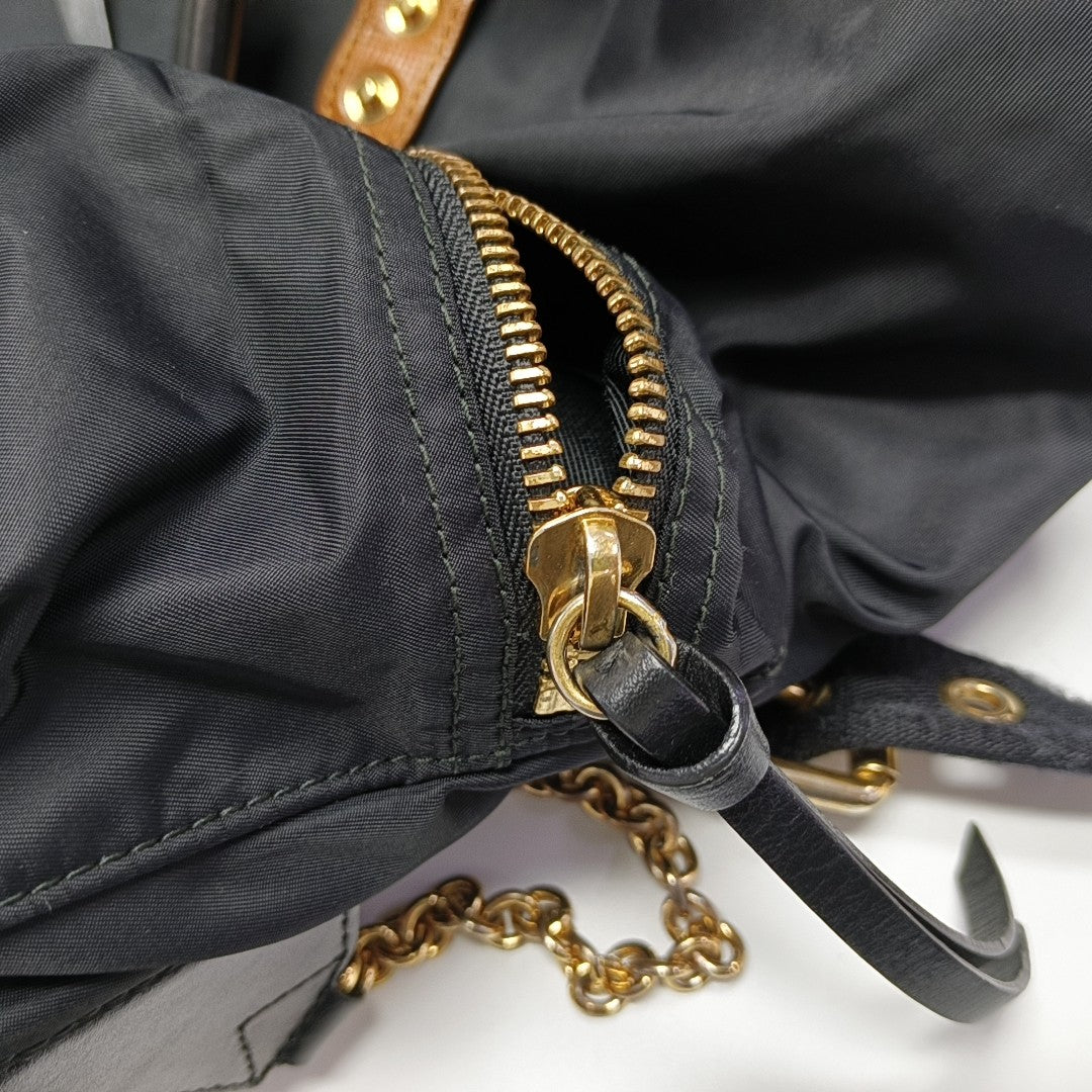 The Rucksack Large Nylon Black