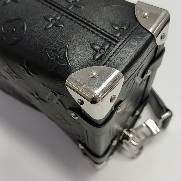 SIDE TRUNK MM Monogram Calfskin Black