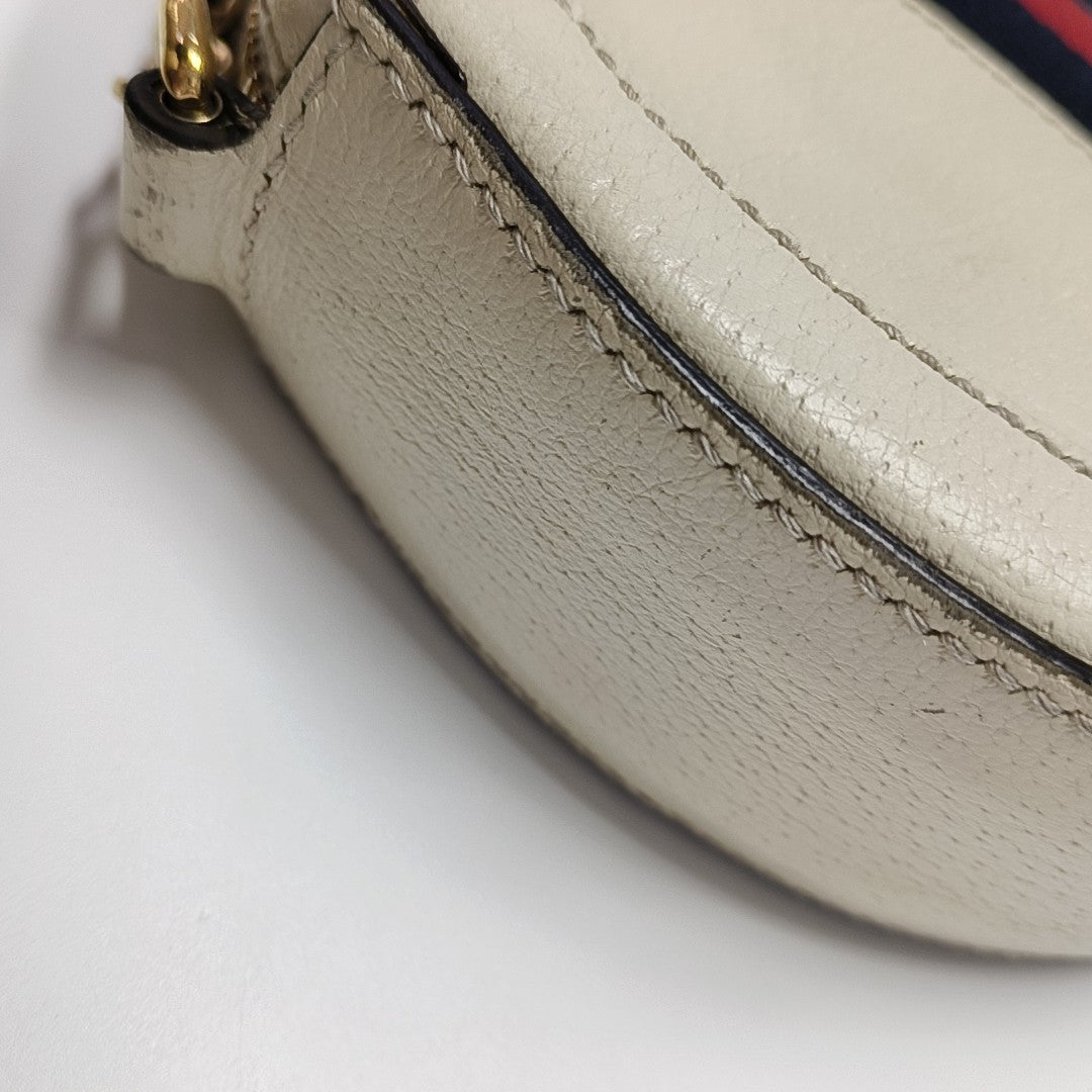 Ophidia Mini Calfskin White