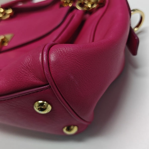 Calfskin Shoulder Bag Red