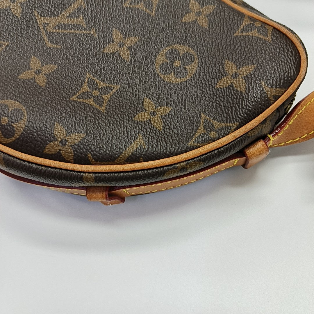 CROISSANT Monogram Coated Canvas Brown