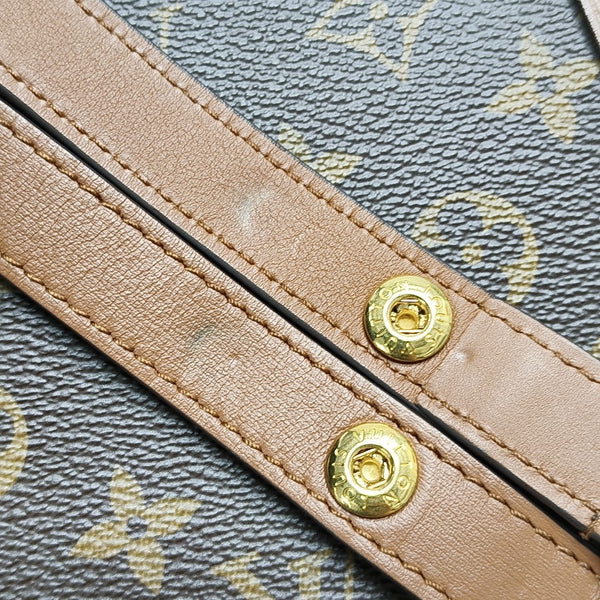 DAUPHINE MM Monogram Coated Canvas Brown