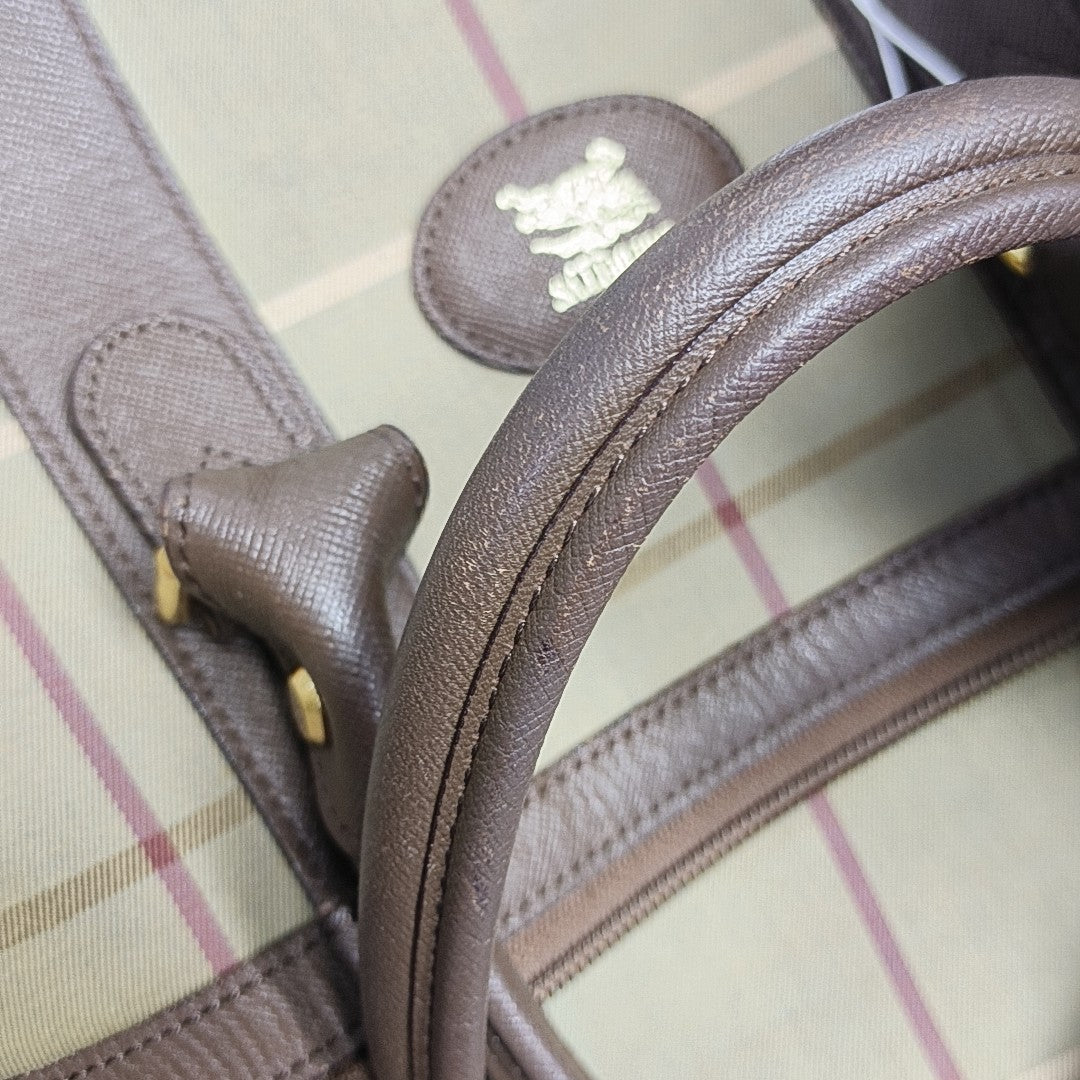 Canvas Top Handle Bag Green