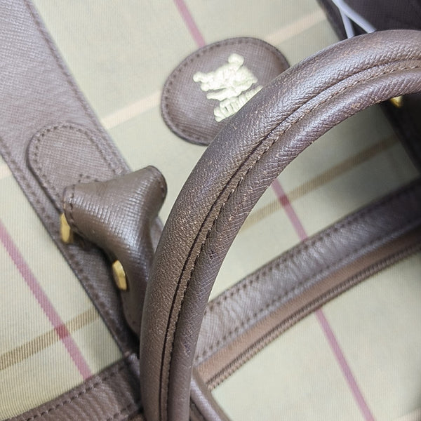 Canvas Top Handle Bag Green