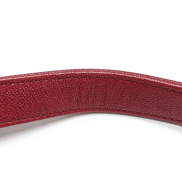 BOY CHANEL Medium Chevron Calfskin Red