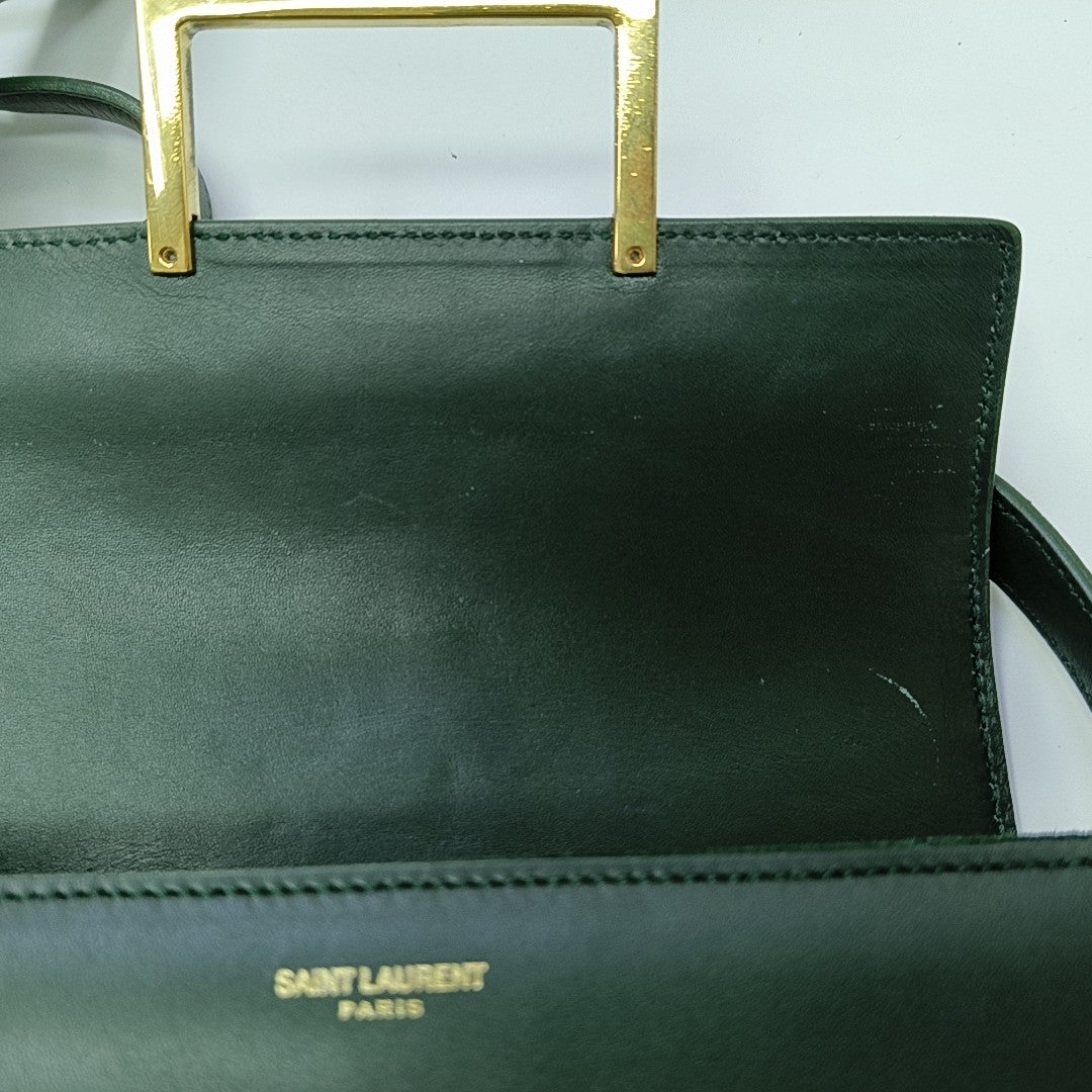 Calfskin Shoulder Bag Green