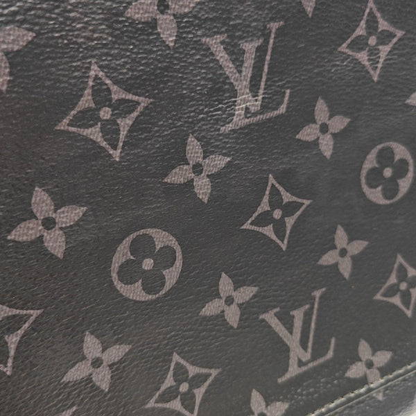 DISTRICT PM Monogram Coated Canvas Black