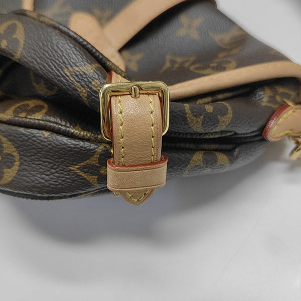 SAUMUR BB Monogram Coated Canvas Brown