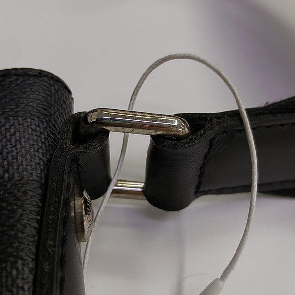 DANIEL Damier Graphite Coated Canvas Gray
