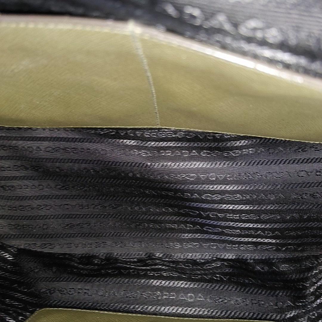 Galleria Extra Large Saffiano Calfskin Green