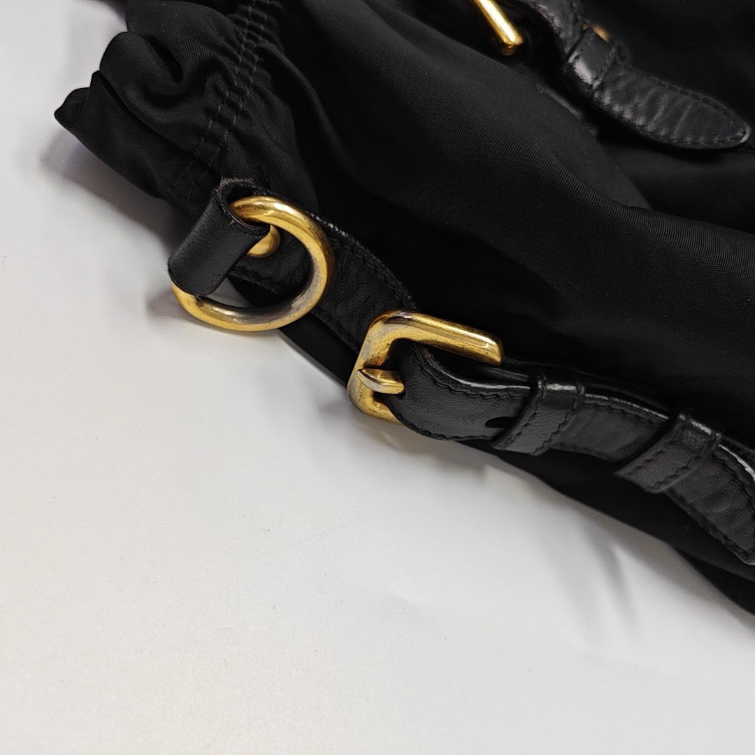 Nylon Tote Bag Black