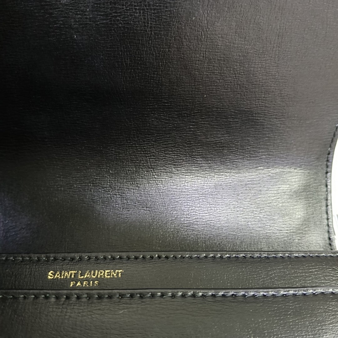 SUNSET Medium Calfskin Black