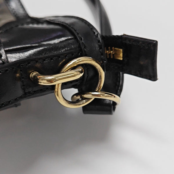 Canvas Top Handle Bag Black