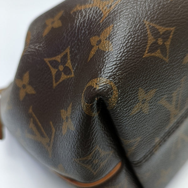 TURENNE PM Monogram Coated Canvas Brown