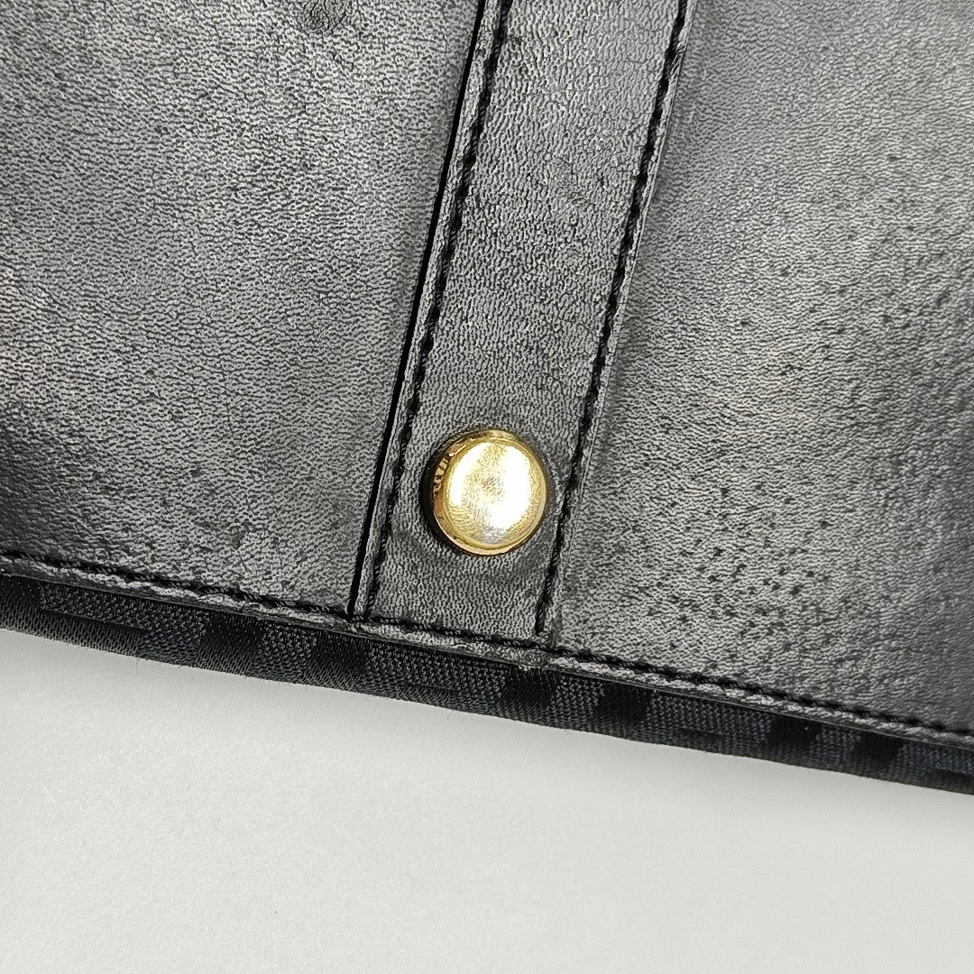 Canvas Top Handle Bag Black