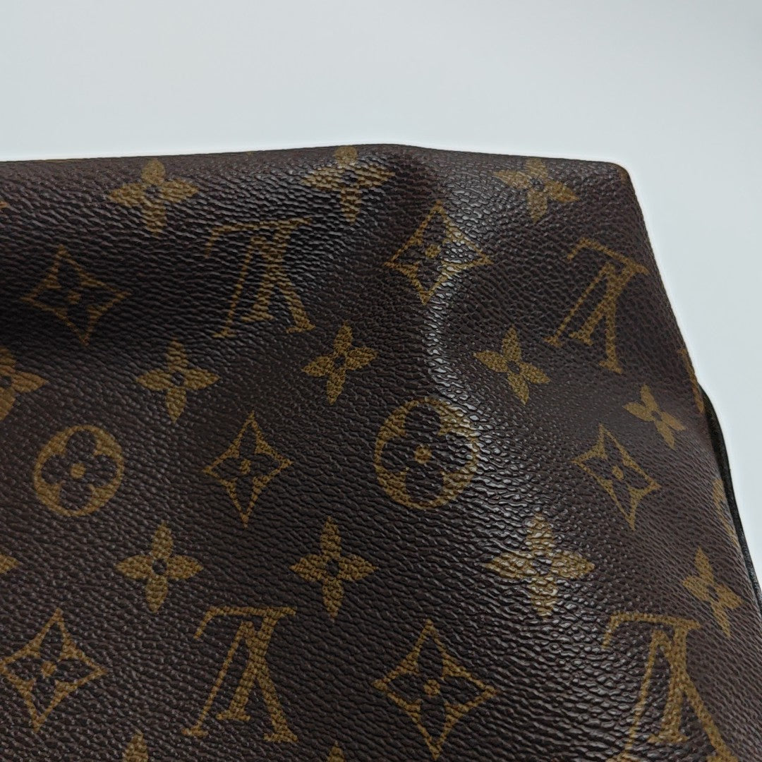 KITAN Monogram Coated Canvas Brown
