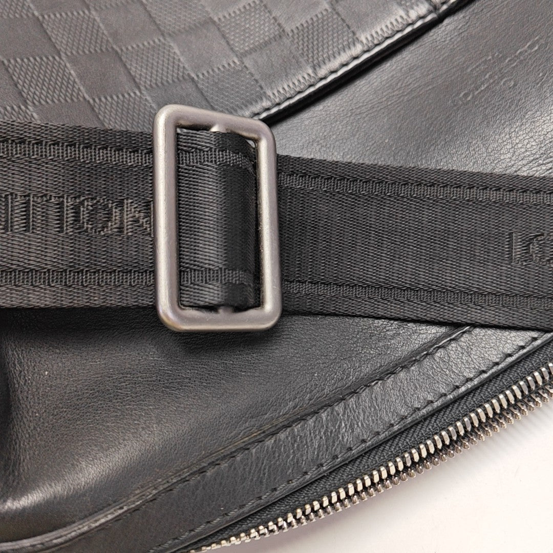 CALYPSO Damier Graphite Calfskin Black
