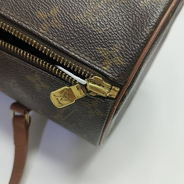 PAPILLON 30 Monogram Coated Canvas Brown