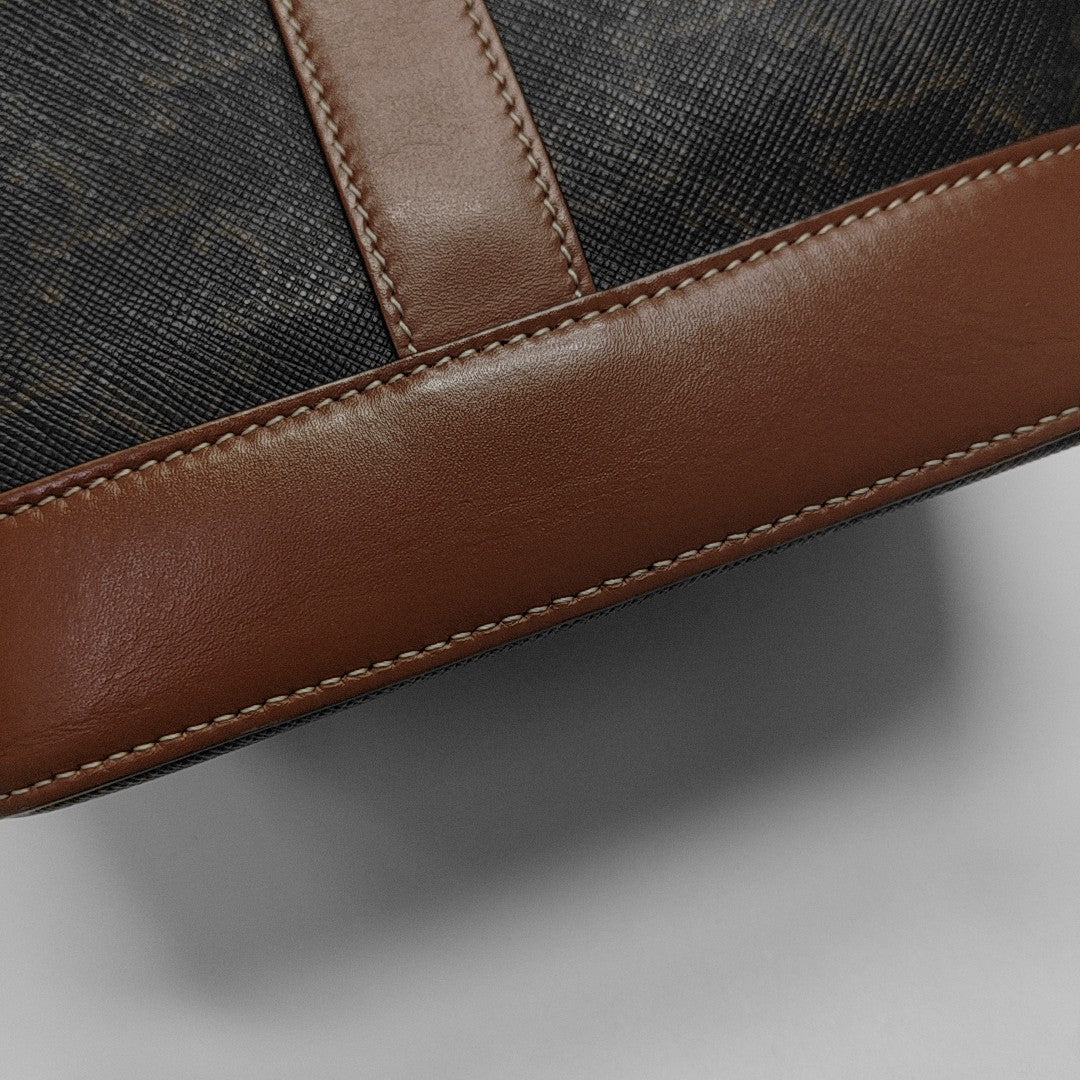 TRIOMPHE CANVAS Small Coated Canvas Brown