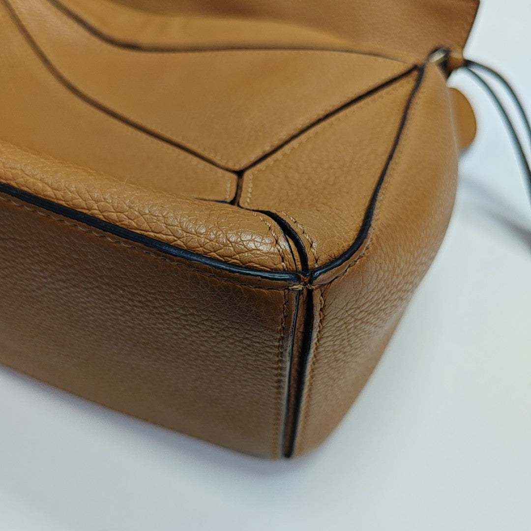Puzzle Small Calfskin Brown