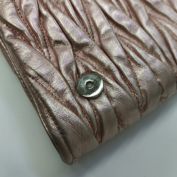 Quilted Lambskin Shoulder Bag Pink