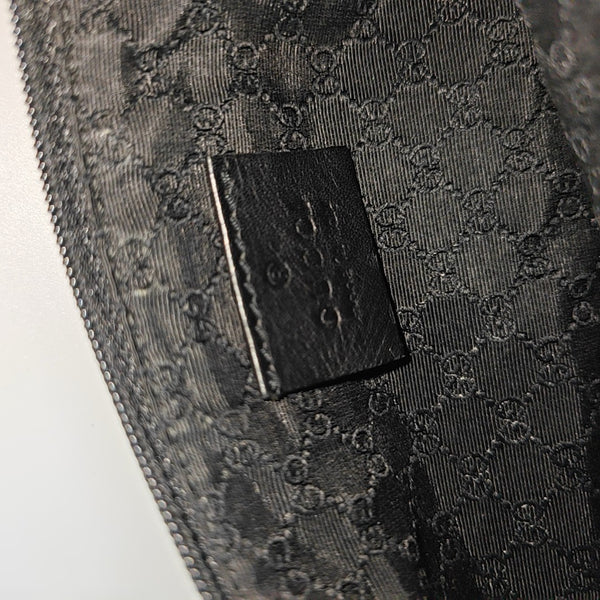 Denim Top Handle Bag Black