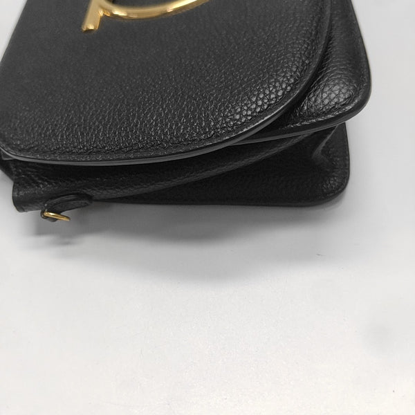 Gancini Calfskin Black