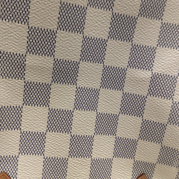 SPEEDY 25 Damier Azur Coated Canvas White