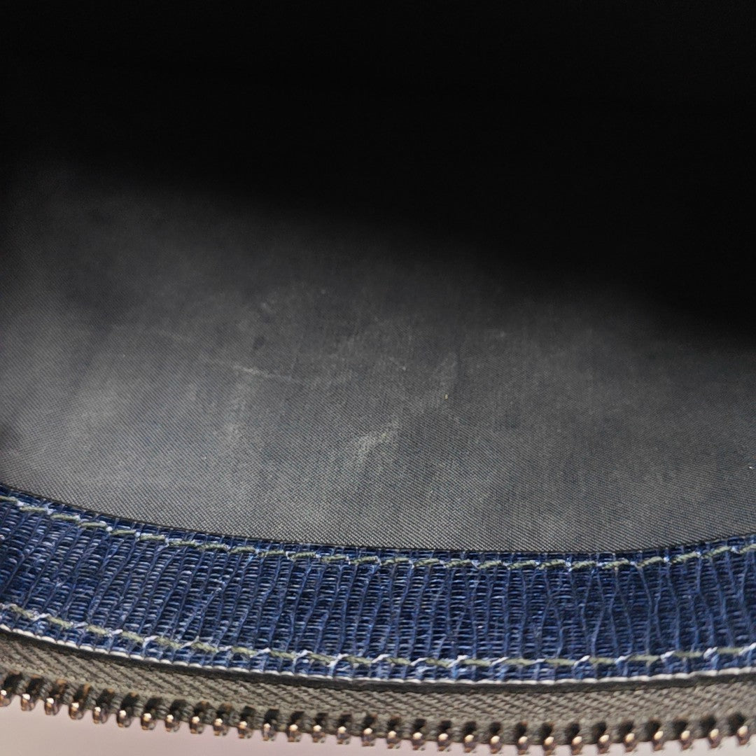 Calfskin Clutch Blue