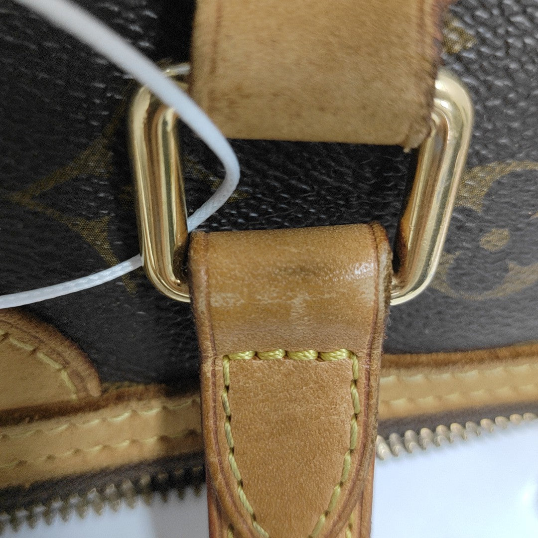 PALERMO PM Monogram Coated Canvas Brown