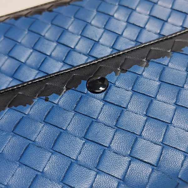 Calfskin Shoulder Bag Blue