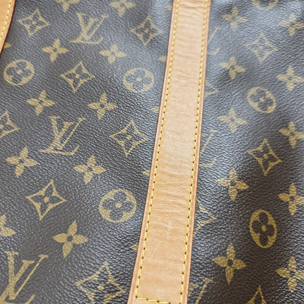 SAC SOUPLE 55 Monogram Coated Canvas Brown