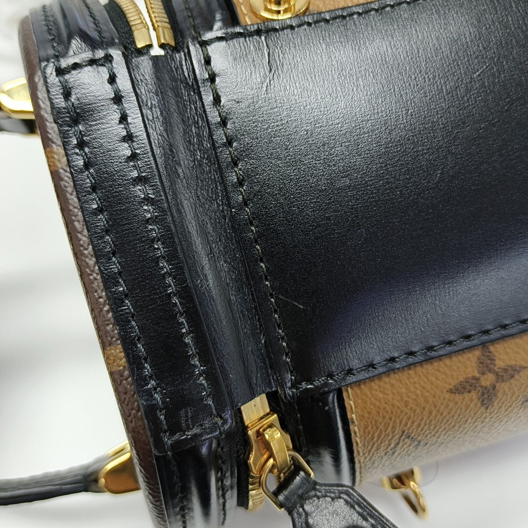 CANNES PM Monogram Coated Canvas Brown