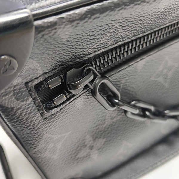 SOFT TRUNK Mini Monogram Coated Canvas Black