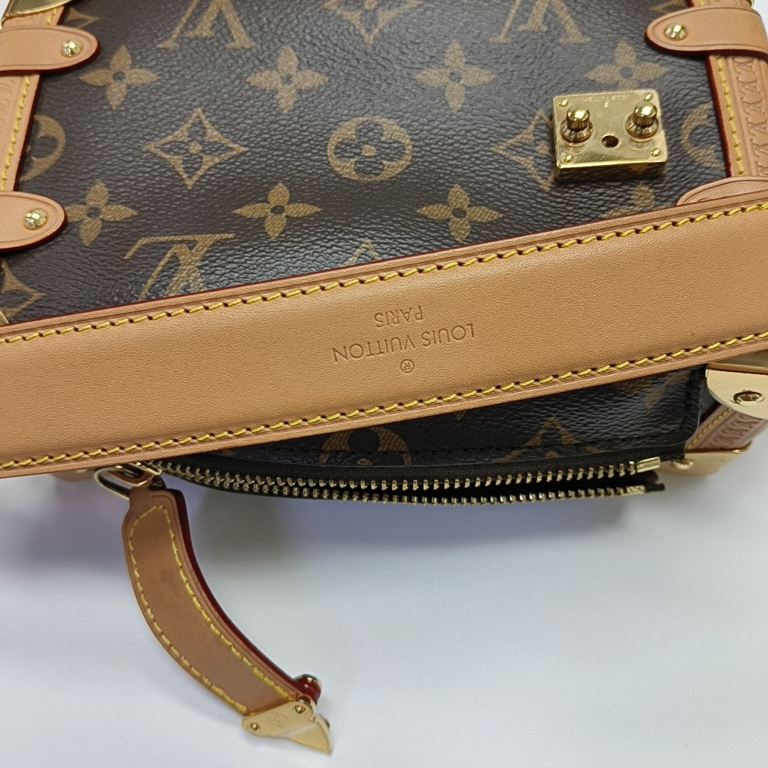 SIDE TRUNK PM Monogram Coated Canvas Brown