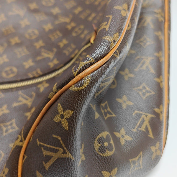 Monogram Coated Canvas Tote Bag Brown