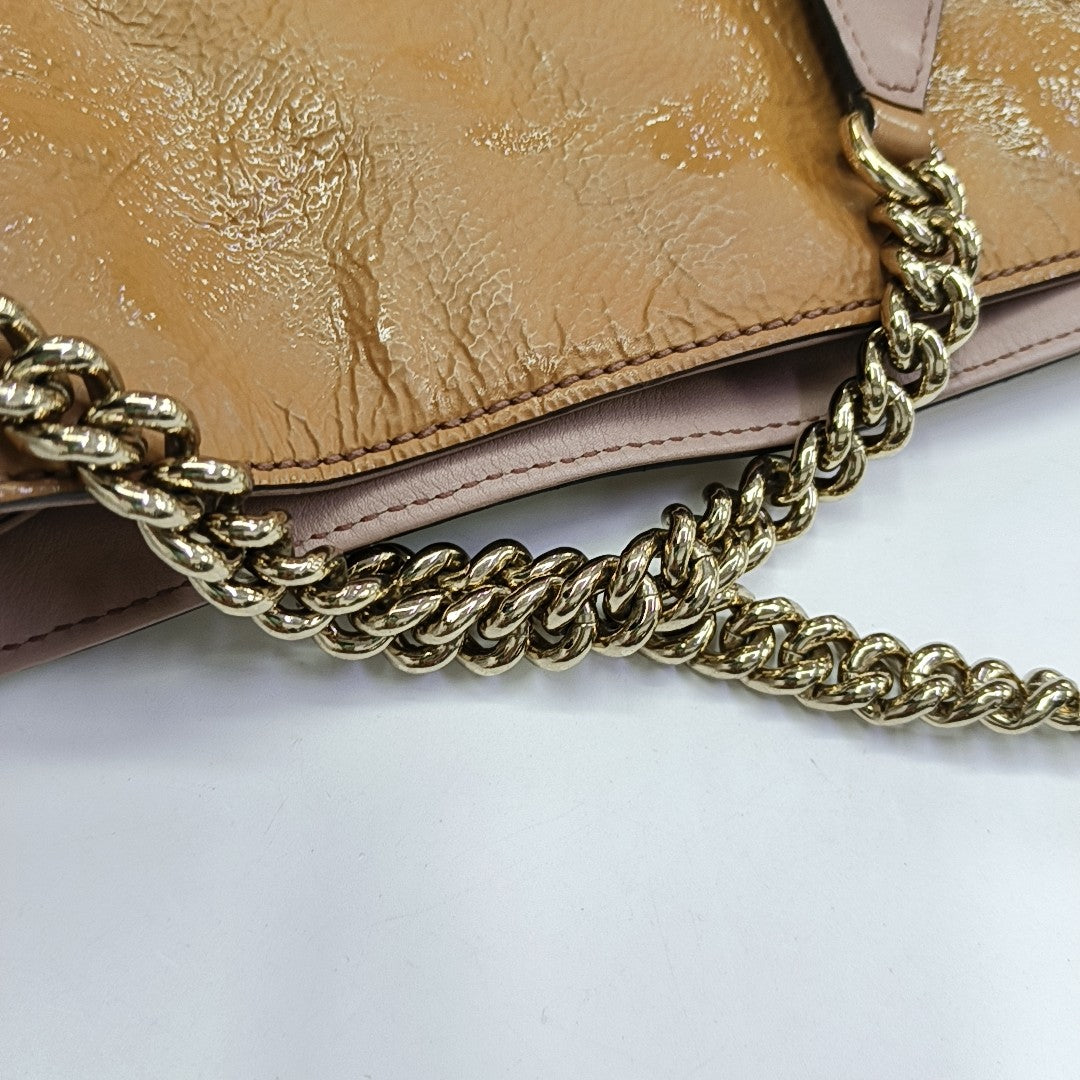 Soho Large Calfskin Beige