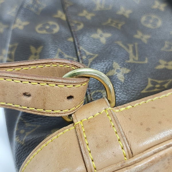 MONTSOURIS MM Monogram Coated Canvas Brown