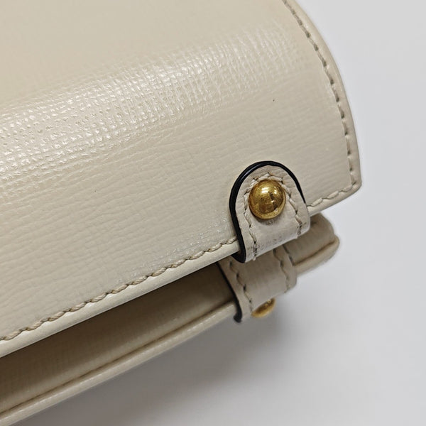 Stud Sign Calfskin White