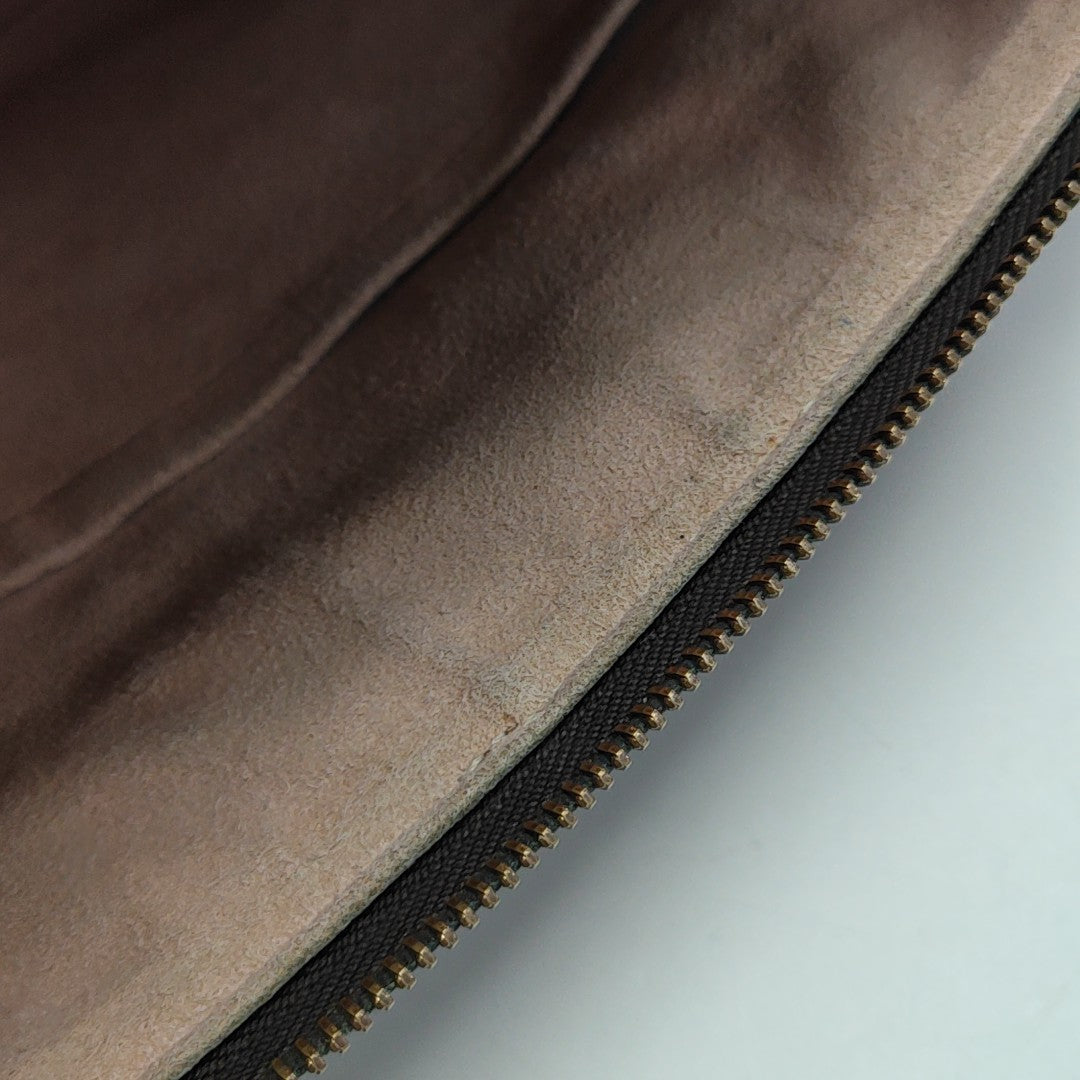 CAÏSSA PM Damier Ebene Coated Canvas Brown
