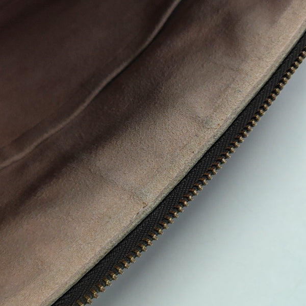 CAÏSSA PM Damier Ebene Coated Canvas Brown