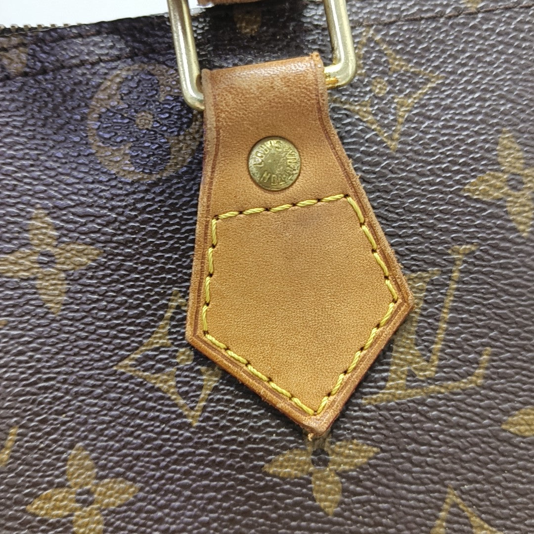 SPEEDY 30 Monogram Coated Canvas Brown