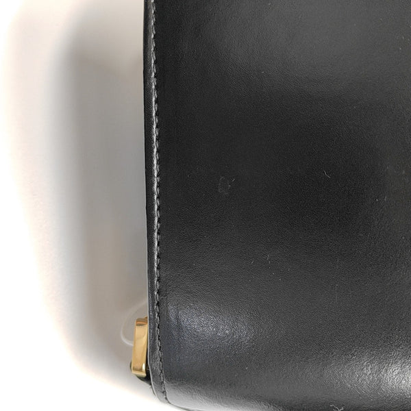 Calfskin Shoulder Bag Black
