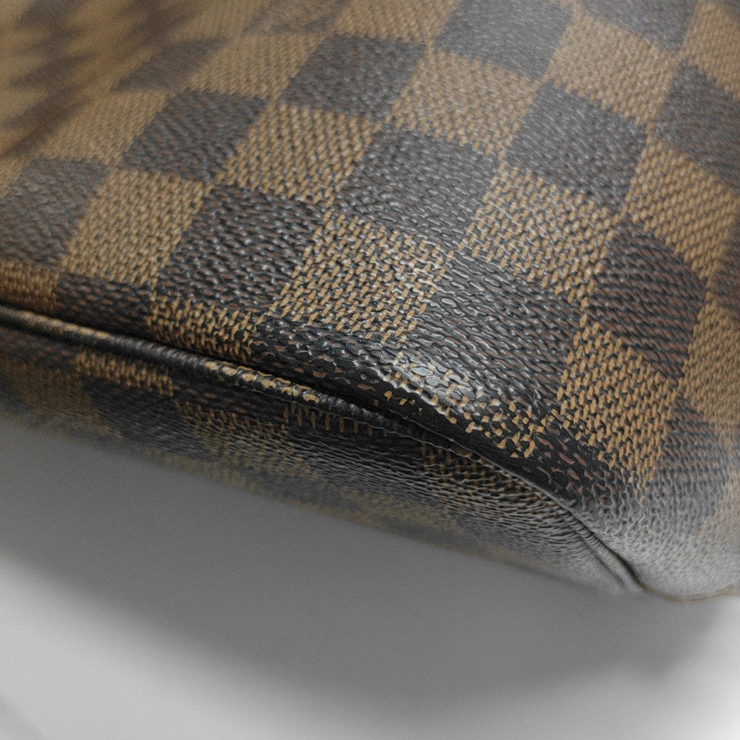 RIVINGTON Damier Ebene Coated Canvas Brown