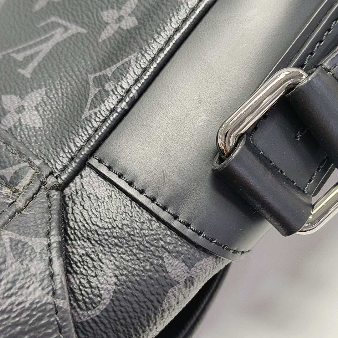VOYAGER PM Monogram Coated Canvas Black