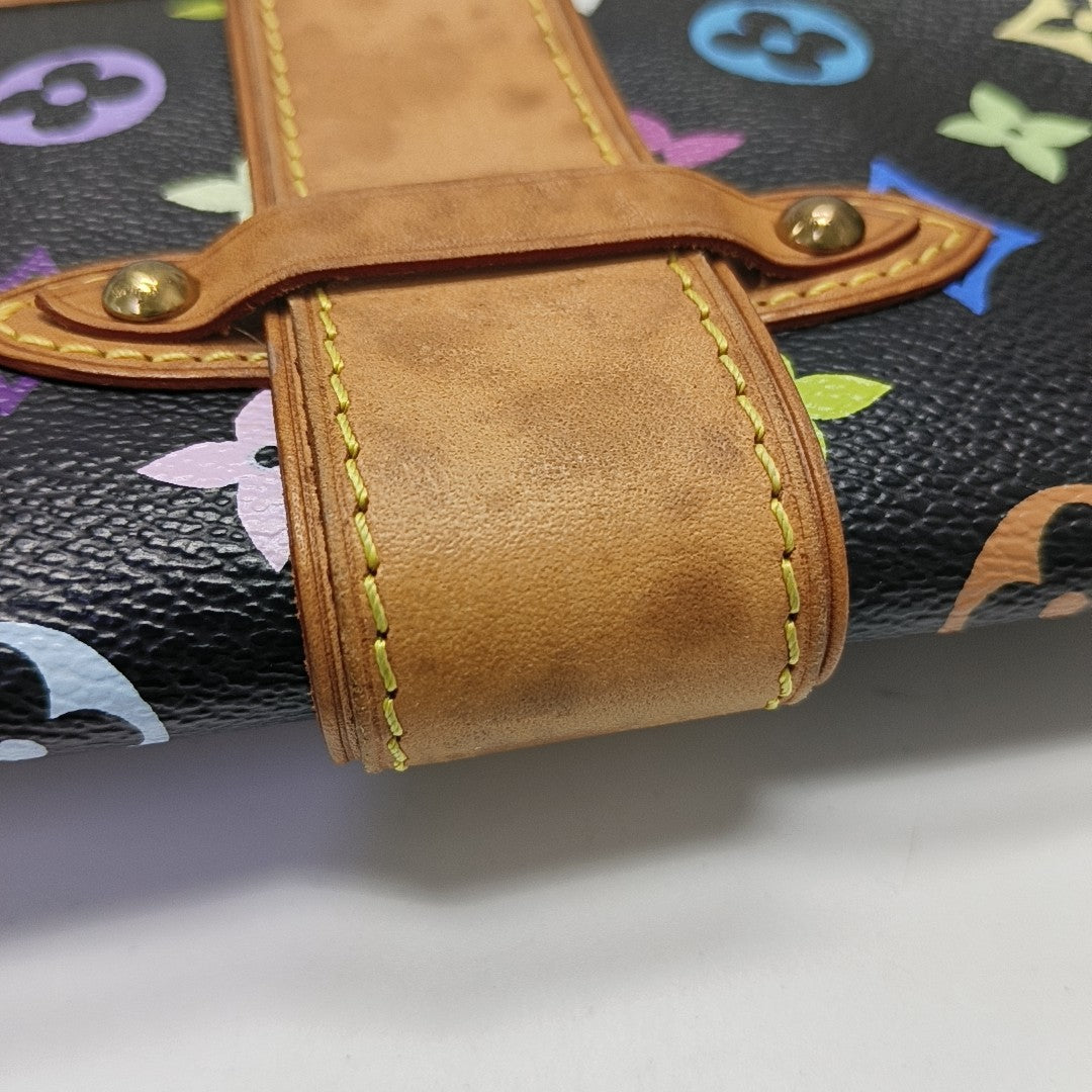 SHIRLEY Monogram Coated Canvas Black